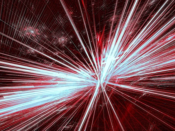 Gerahmter Druck : Abstrakte Strahlen explodieren - computer-generierte Abbildung. Gerahmter Druck : Abstrakte Strahlen explodieren - computer-generierte Abbildung.