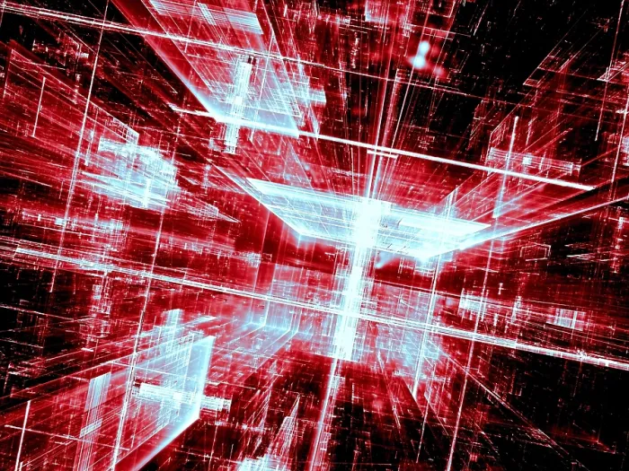 Gerahmter Druck : Abstrakte rote Technologiehintergrund. Gerahmter Druck : Abstrakte rote Technologiehintergrund.