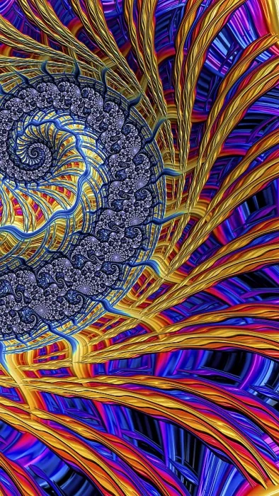Gerahmter Druck : Abstrakte Spiralfarbene Hintergrund - computer-generierte Abbildung. Gerahmter Druck : Abstrakte Spiralfarbene Hintergrund - computer-generierte Abbildung.