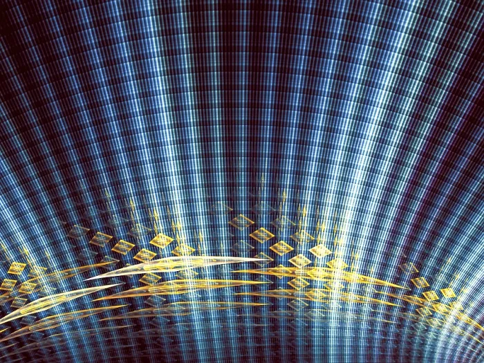 Gerahmter Druck : Abstrakter Technik-Hintergrund - computer-generierte Abbildung. Gerahmter Druck : Abstrakter Technik-Hintergrund - computer-generierte Abbildung.