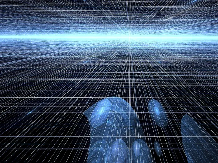 Gerahmter Druck : Abstrakter technischer Hintergrund - computer-generierte Abbildung. Gerahmter Druck : Abstrakter technischer Hintergrund - computer-generierte Abbildung.