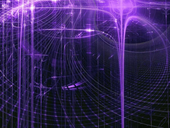 Gerahmter Druck : Abstrakter Technologie-Hintergrund mit Locken. Gerahmter Druck : Abstrakter Technologie-Hintergrund mit Locken.