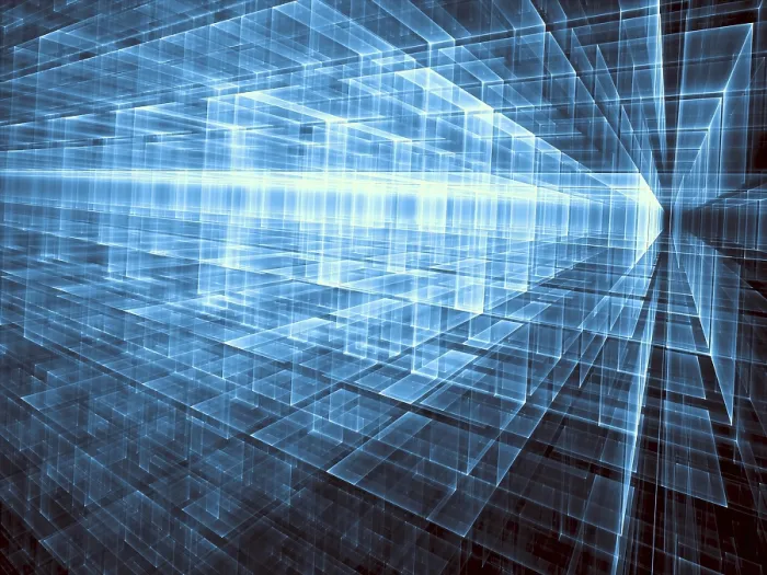 Gerahmter Druck : Abstrakte Technologie oder Sci-Fi-Hintergrund - computer-generierte Abbildung. Gerahmter Druck : Abstrakte Technologie oder Sci-Fi-Hintergrund - computer-generierte Abbildung.