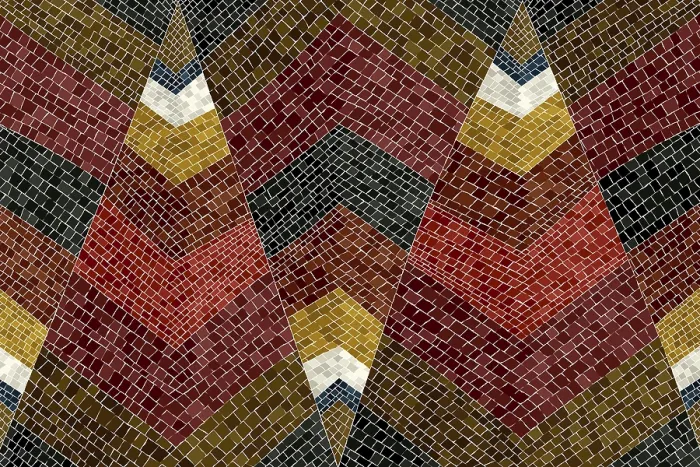 Gerahmter Druck : Abstrakter Vektor-Mosaik-Hintergrund Gerahmter Druck : Abstrakter Vektor-Mosaik-Hintergrund