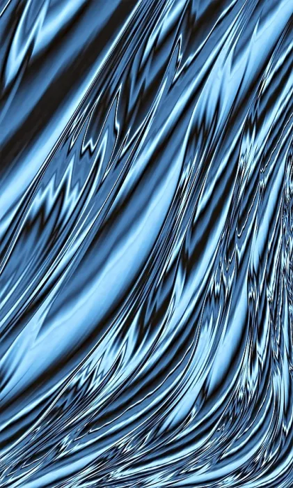 Gerahmter Druck : Abstrakte Wellen und Falten - computer-generierte Abbildung. Gerahmter Druck : Abstrakte Wellen und Falten - computer-generierte Abbildung.