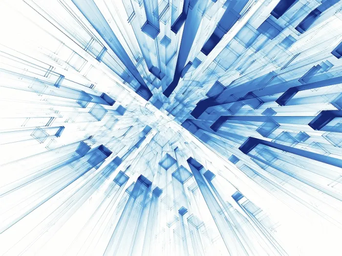 Gerahmter Druck : Abstrakte weiße und blaue Hintergrund - computer-generierte 3D-Illustration. Gerahmter Druck : Abstrakte weiße und blaue Hintergrund - computer-generierte 3D-Illustration.
