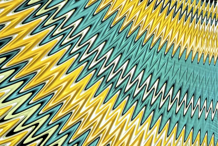 Gerahmter Druck : Abstrakter Zickzack-Hintergrund - computer-generierte Bild. Gerahmter Druck : Abstrakter Zickzack-Hintergrund - computer-generierte Bild.