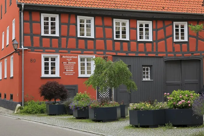 Gerahmter Druck : Ackerbürgerhaus, Fachwerkhäuser Gerahmter Druck : Ackerbürgerhaus, Fachwerkhäuser