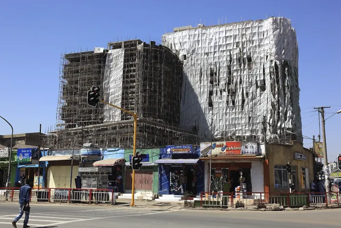 Gerahmter Druck : Addis Ababa, im Stadtzentrum. Gerahmter Druck : Addis Ababa, im Stadtzentrum.