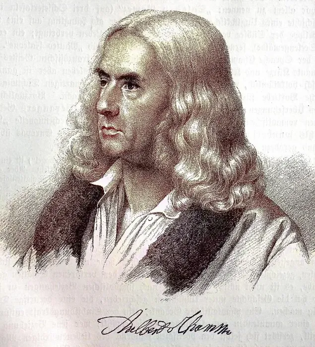 Gerahmter Druck : Adelbert von Chamisso, am 30. Januar 1781 als Ludwig Karl Adèle Graf von und zu Chamißott in Boncourthof bei Antwirt Gerahmter Druck : Adelbert von Chamisso, am 30. Januar 1781 als Ludwig Karl Adèle Graf von und zu Chamißott in Boncourthof bei Antwirt