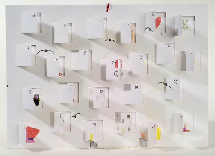 Gerahmter Druck : Adventskalender Gerahmter Druck : Adventskalender