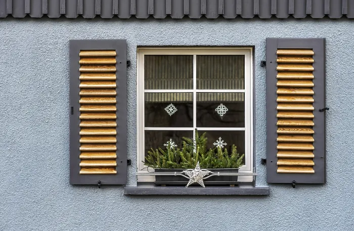 Gerahmter Druck : Das Adventfenster Gerahmter Druck : Das Adventfenster