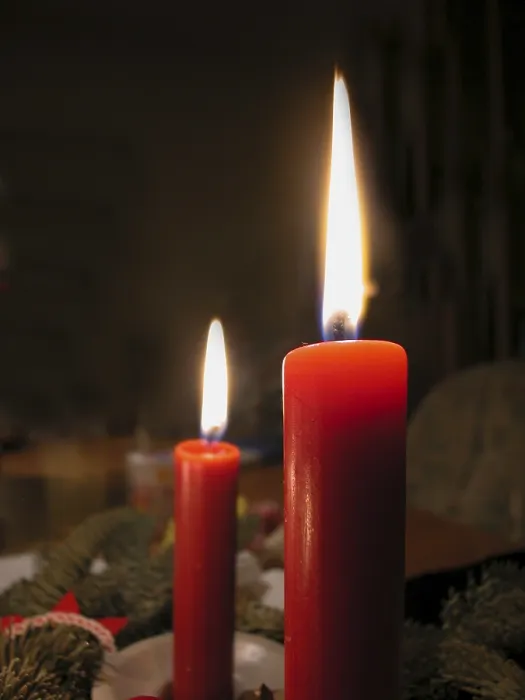 Gerahmter Druck : Adventkranz Gerahmter Druck : Adventkranz