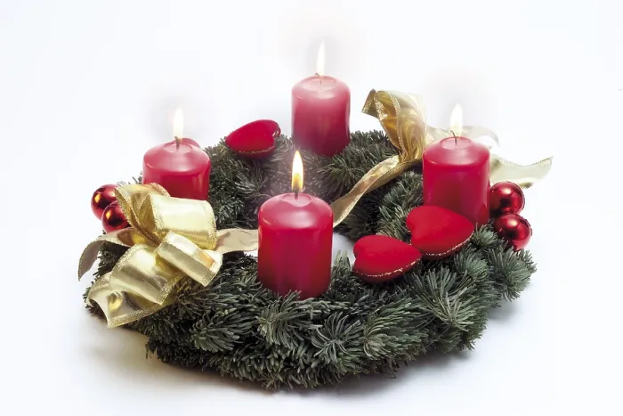 Gerahmter Druck : Weihnachtskranz Gerahmter Druck : Weihnachtskranz