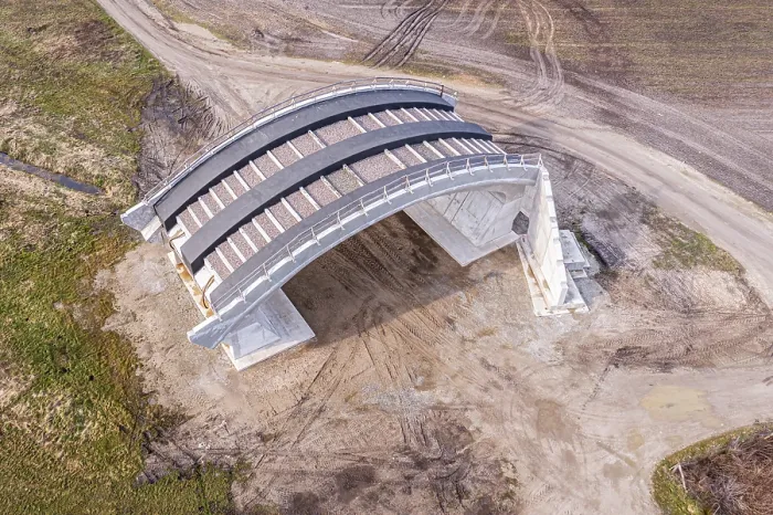 Gerahmter Druck : Luftbildansicht des Baustellenbereichs. Gerahmter Druck : Luftbildansicht des Baustellenbereichs.