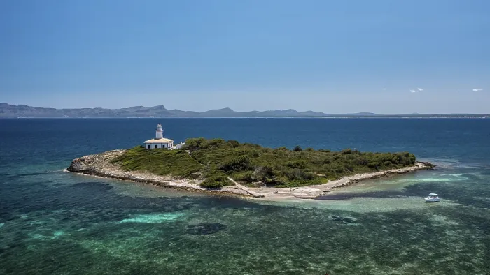 Gerahmter Druck : Leuchtturm Alcanada in Mallorca, Spanien. Gerahmter Druck : Leuchtturm Alcanada in Mallorca, Spanien.