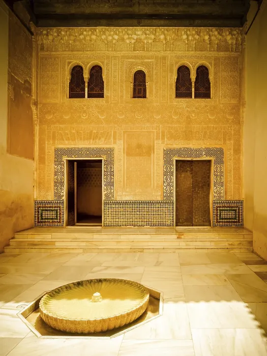 Gerahmter Druck : Ein Teil des Palastes Alhambra. Gerahmter Druck : Ein Teil des Palastes Alhambra.