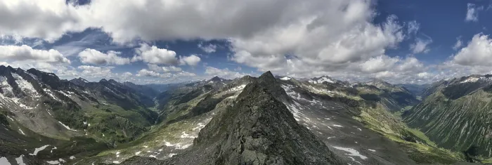 Gerahmter Druck : Alps