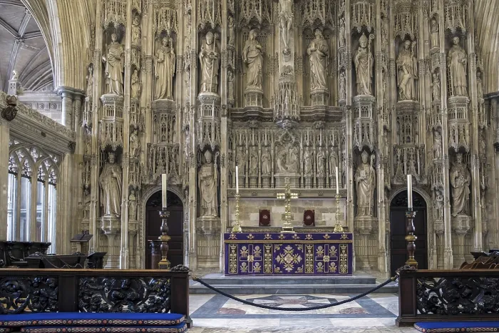 Gerahmter Druck : Altar in Winchester Cathedral Gerahmter Druck : Altar in Winchester Cathedral