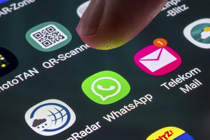 Gerahmter Druck : App-Icons, auf einem Bildschirm anzuzeigen.