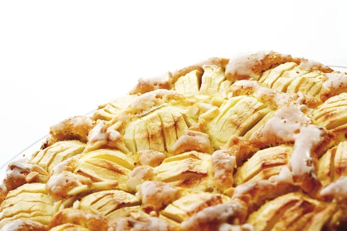 Gerahmter Druck : Apfelkuchen mit Zuckerüberzug Gerahmter Druck : Apfelkuchen mit Zuckerüberzug