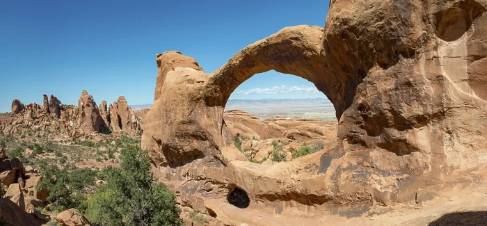 Gerahmter Druck : Arch Double O Arch, Devils Garden Gerahmter Druck : Arch Double O Arch, Devils Garden