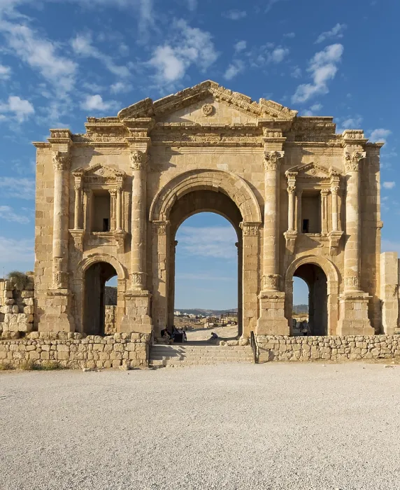 Gerahmter Druck : Bogen des Hadrian, Jerash, Jordanien Gerahmter Druck : Bogen des Hadrian, Jerash, Jordanien