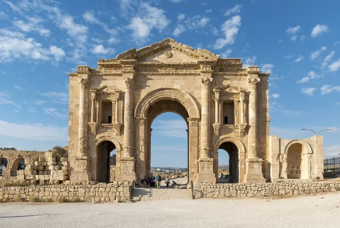 Gerahmter Druck : Bogen des Hadrian, Jerash, Jordanien Gerahmter Druck : Bogen des Hadrian, Jerash, Jordanien