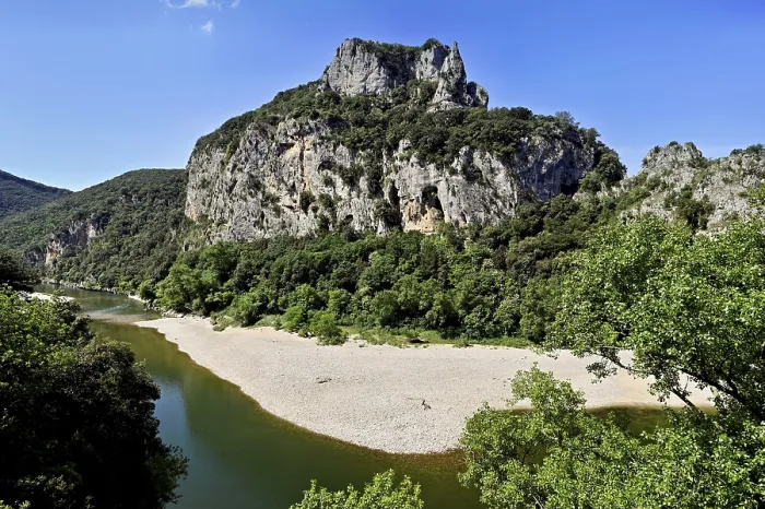 Gerahmter Druck : Ardeche River, Ardeche Gorge Gerahmter Druck : Ardeche River, Ardeche Gorge