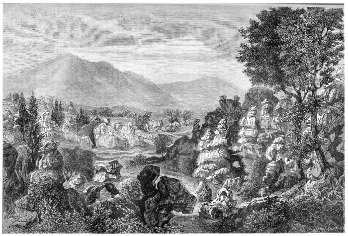 Gerahmter Druck : Limestonefelsen am Ardeche River, Region Ardèche, Frankreich Gerahmter Druck : Limestonefelsen am Ardeche River, Region Ardèche, Frankreich
