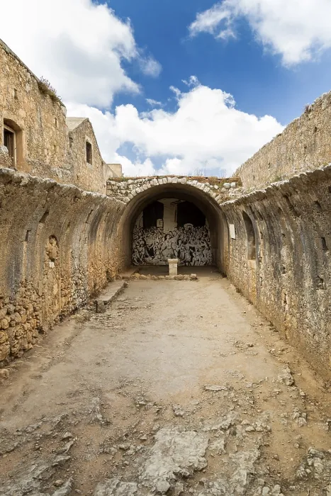 Gerahmter Druck : Arkadi-Kloster, Kreta Gerahmter Druck : Arkadi-Kloster, Kreta