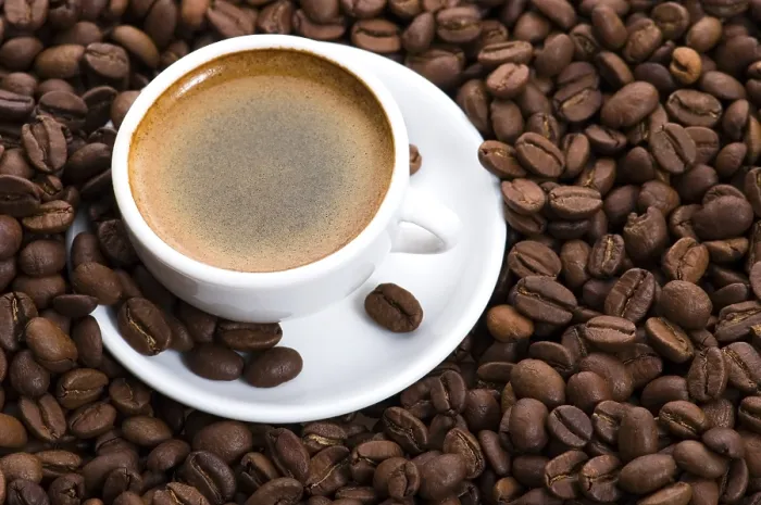 Gerahmter Druck : Aroma-Kaffee