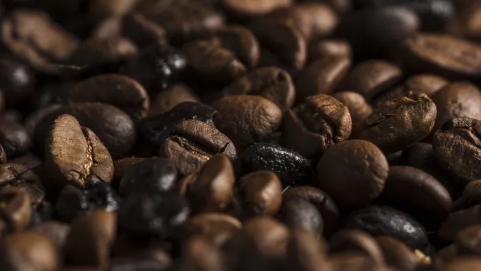 Gerahmter Druck : Aromatische Kaffeebohnen. Gerahmter Druck : Aromatische Kaffeebohnen.