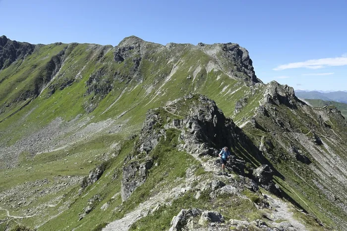 Gerahmter Druck : Aufstieg zum Riedkopf im Montafon Gerahmter Druck : Aufstieg zum Riedkopf im Montafon