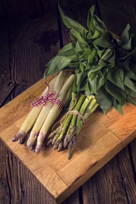 Gerahmter Druck : Asparagusbündel Gerahmter Druck : Asparagusbündel