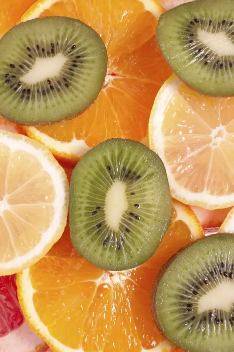 Gerahmter Druck : Gemischte Früchte von Apfel, Grapefruit. Gerahmter Druck : Gemischte Früchte von Apfel, Grapefruit.