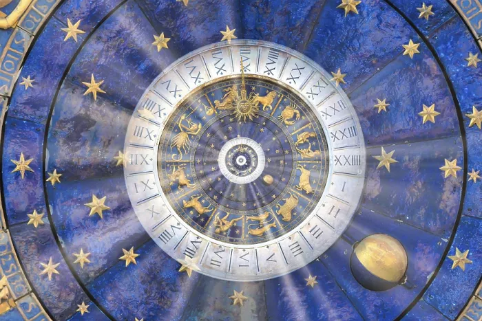 Gerahmter Druck : Astronomischer Hintergrund des Tierkreises Gerahmter Druck : Astronomischer Hintergrund des Tierkreises