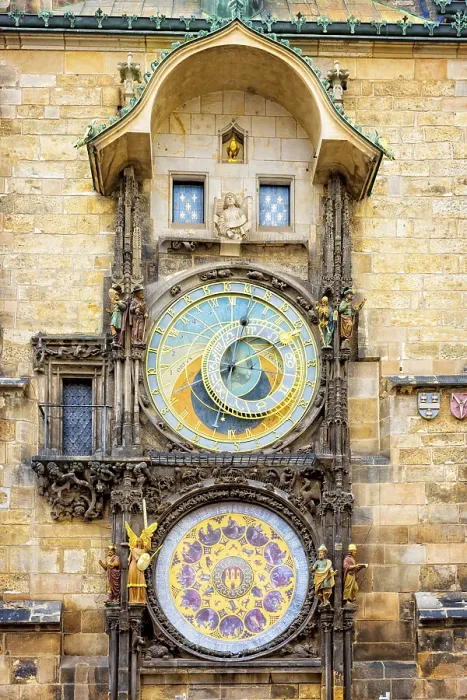 Gerahmter Druck : Uhr der Astronomie