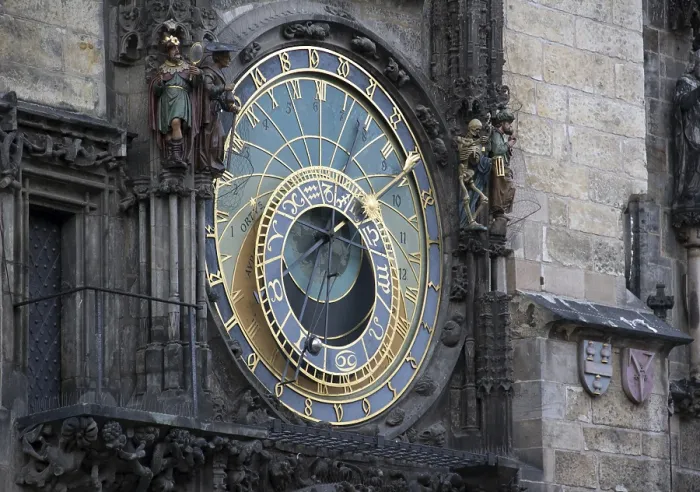 Gerahmter Druck : Das Astronomische Uhr in Prag. Gerahmter Druck : Das Astronomische Uhr in Prag.