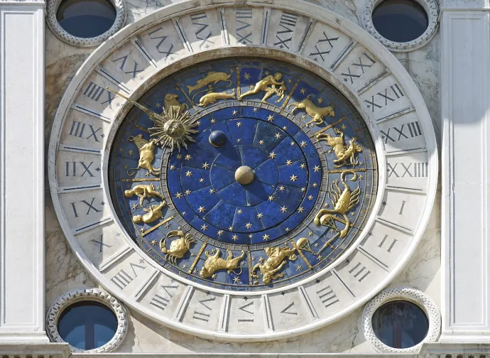 Gerahmter Druck : Uhr der Astronomie in Venedig Gerahmter Druck : Uhr der Astronomie in Venedig