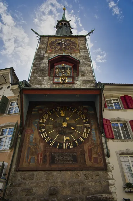 Gerahmter Druck : Uhr der Astronomie am Zeitglockenturm. Gerahmter Druck : Uhr der Astronomie am Zeitglockenturm.