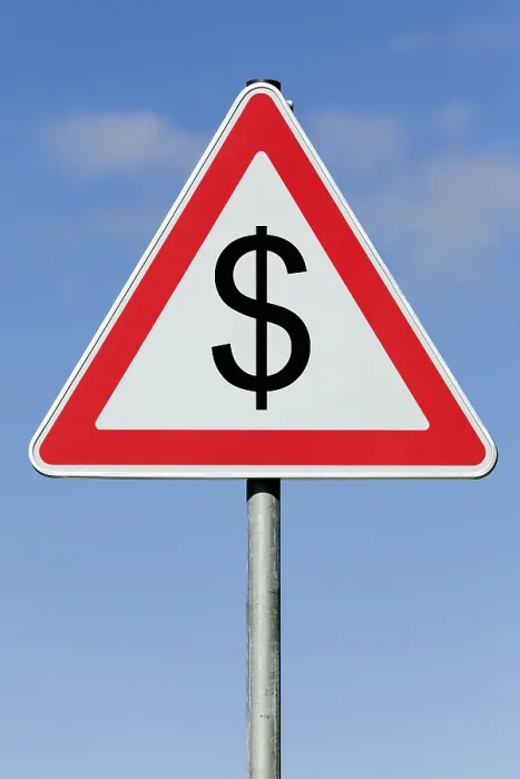 Gerahmter Druck : Achtung! Dollar-Zone. Gerahmter Druck : Achtung! Dollar-Zone.