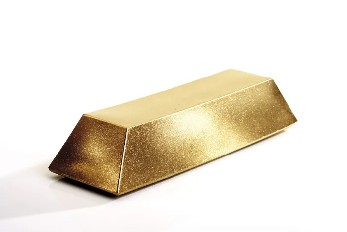 Gerahmter Druck : Authentische Goldbar Gerahmter Druck : Authentische Goldbar