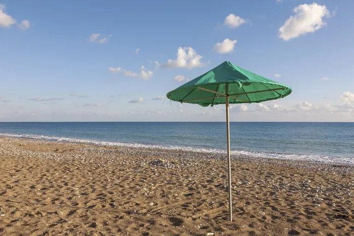 Gerahmter Druck : Strand von Avdimou, Zypern Gerahmter Druck : Strand von Avdimou, Zypern