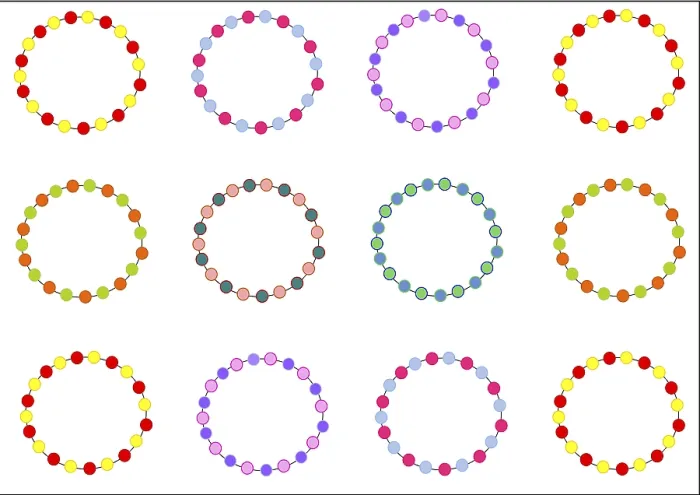 Gerahmter Druck : Hintergrund mit verschiedenen farbigen Perlenarmbändchen. Gerahmter Druck : Hintergrund mit verschiedenen farbigen Perlenarmbändchen.