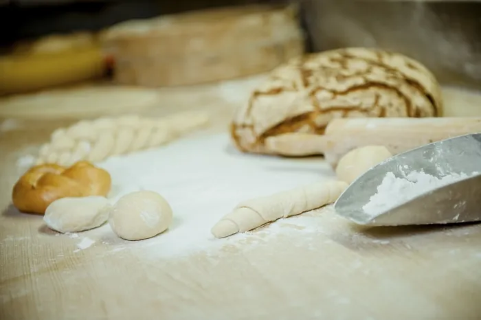 Gerahmter Druck : Brot backen Gerahmter Druck : Brot backen