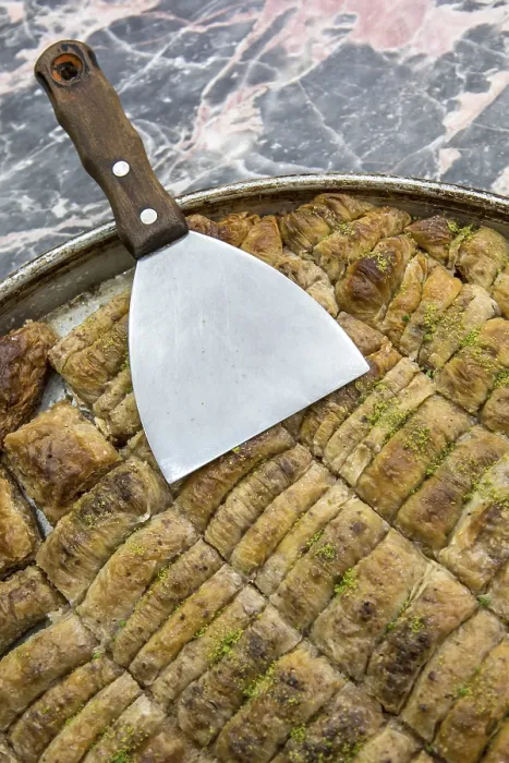 Gerahmter Druck : Baklava in Schale Gerahmter Druck : Baklava in Schale