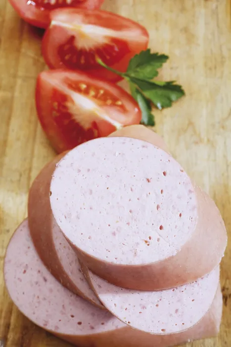 Gerahmter Druck : Bologna-Wurst Gerahmter Druck : Bologna-Wurst