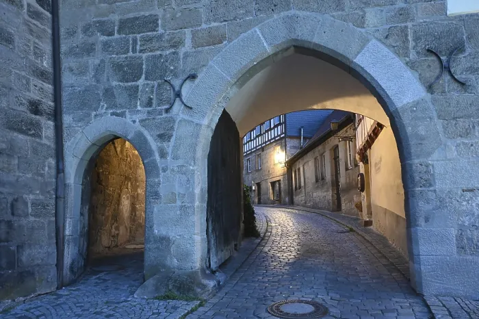 Gerahmter Druck : Tor von Bamberg in Kronach Gerahmter Druck : Tor von Bamberg in Kronach