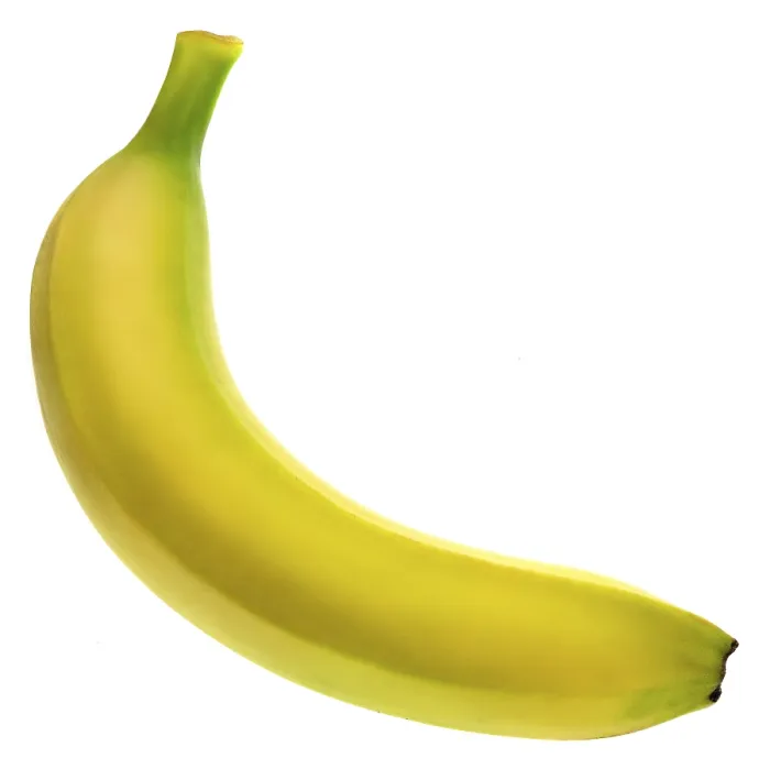 Gerahmter Druck : Banane vor einem weißen Hintergrund. Gerahmter Druck : Banane vor einem weißen Hintergrund.